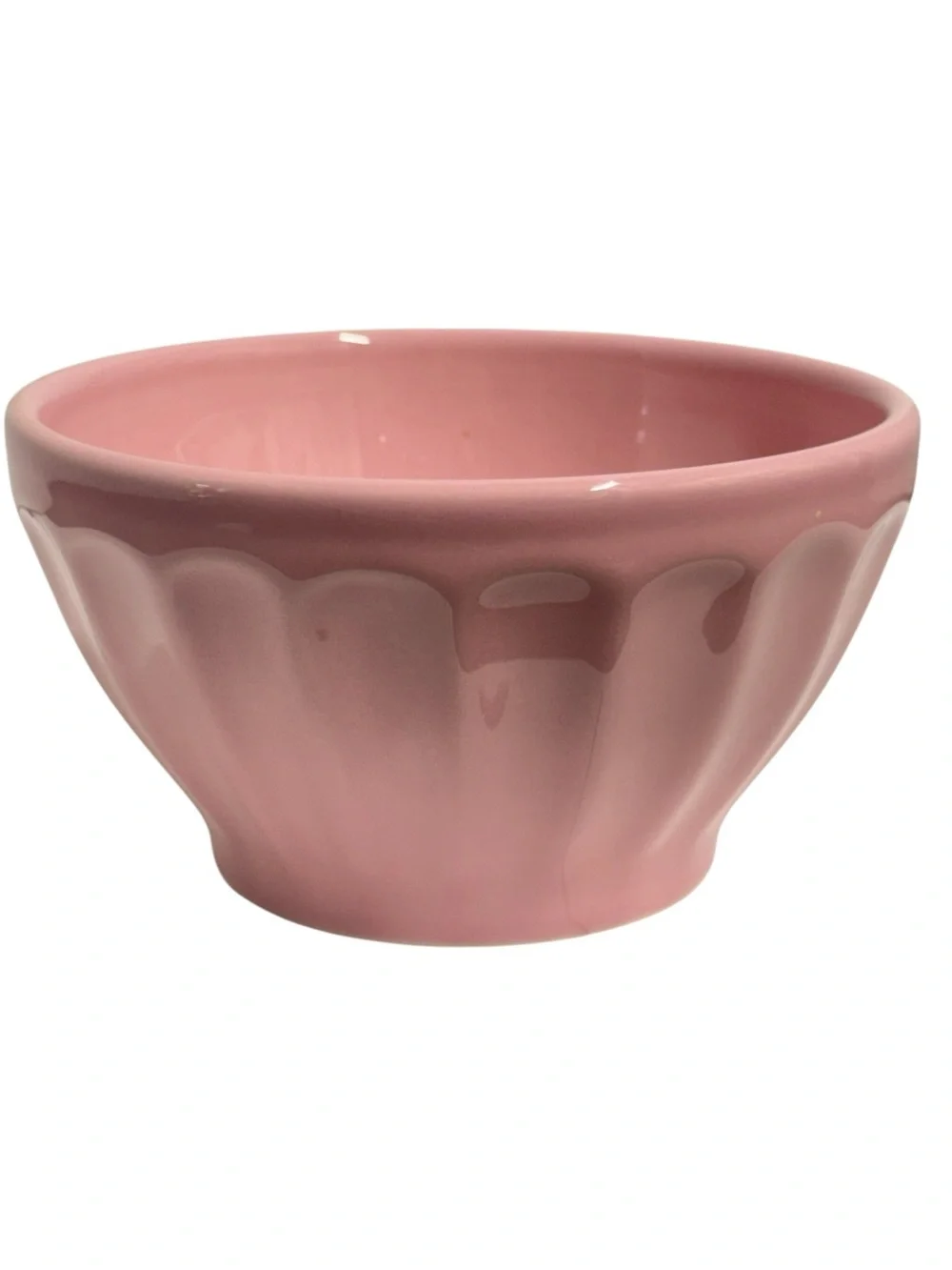 Anthropologie Pink Ceramic Latte Cereal Bowl